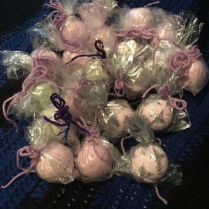 Bedtime lavender  & chamomile homemade bath bombs